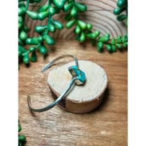 Donovan Skeets Kingman Turquoise & Sterling <b>Silver</b> Fashion <b>Cuff</b> <b>Bracelet</b> - Product Image 2