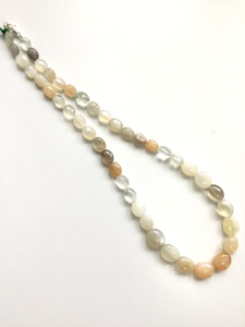 ลูกปัดโอปอลไฟธรรมชาติทรงรีเรียบ สำหรับทำเครื่องประดับอัญมณี สร้อยคอ - Product Image 2