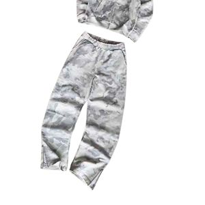 Personalizado de los hombres Y2K gótico Hip Hop Punk Streetwear moda americana impresa cremallera Sudadera con capucha pantalones de chándal conjunto de dos piezas transpirable - Product Image 6