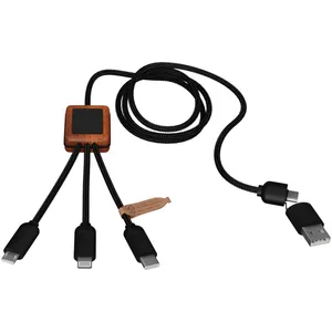 C38 5-in-1 Sustainable USB Charging Cable for Gadgets for Promotions - Product Image 5
