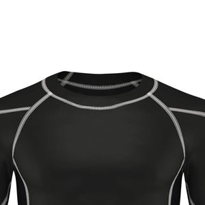 Compression Gym Shirts Long Sleeve Custom <b>Bjj</b> <b>Rashguard</b> Comfortable MMA Sublimated Men's Rash Guard in Different Color - Product Image 6