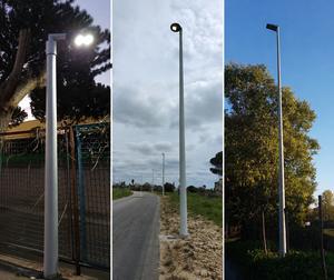 Poteau utilitaire en composite de fibre de verre (FRP, GFRP, GRP) pour l'éclairage public et la ville intelligente 5G - Product Image 5