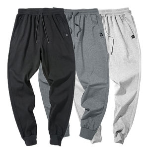 Pantalon de survêtement en coton épais de haute qualité pour hommes, nouveau design Streetwear décontracté avec cordon de serrage - Product Image 1