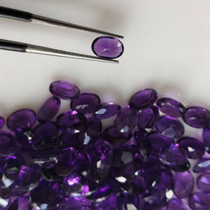 Amatista Africana Natural de 7x5 mm, Corte Ovalado, Piedra Preciosa Suelta de la Mejor Calidad para la Fabricación de Joyas - Product Image 5