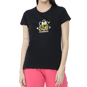 2025 nuevas camisetas de moda de estilo lujoso para mujer 100% algodón de gran tamaño ropa informal de longitud corta estampado camiseta - Product Image 1