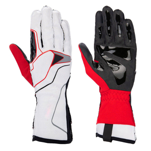 Guantes de cuero de color personalizados de calidad superior para carreras de motos al aire libre Kart a prueba de viento patrón de cinturón accesorio deportivo a la venta - Product Image 1