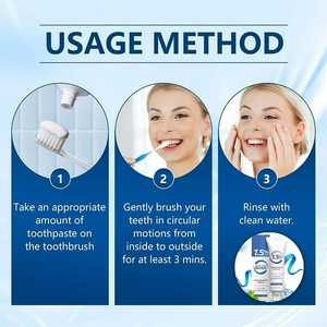 ยาสีฟันซ่อมแซมเคลือบฟัน 7.5% nHAP ไฮดรอกซีอะพาไทต์ ยาสีฟันไวท์เทนนิ่ง สำหรับฟันบอบบาง ดูแลช่องปาก ลมหายใจหอมสดชื่น 120 กรัม - Product Image 3