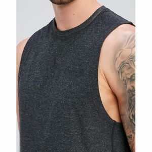 Sans manches Gym Hommes Débardeurs Workout Fitness Muscle Bodybuilding Summer Training Cotton Quick Dry Sportswear - Product Image 6