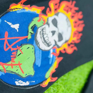 Ensemble de survêtement Flare en polyester/coton, séchage rapide, lourd, respirant, écologique, pour l'hiver, impression DTF et broderie personnalisée - Product Image 3