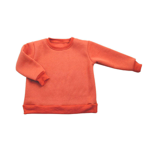 Sweatshirts à col rond surdimensionnés avec logo personnalisé et manches raglan Sweats à capuche vierges 100% coton pour la saison d'automne - Product Image 4