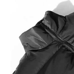 Chaqueta acolchada de poliéster para hombre, chaqueta acolchada de poliéster para exteriores, acolchada, acolchada, transpirable, con estampados de Logos - Product Image 3