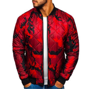 Nouvelle veste bomber pour homme élégante et sur mesure, col montant, logo sur le devant, couleur personnalisée, toile imperméable, respirante, chaude pour l'hiver - Product Image 4