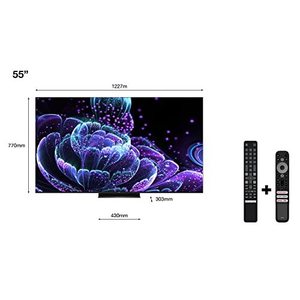 สมาร์ททีวี QLED ขนาดเล็ก55นิ้วพร้อม4K อัลตร้า HD 120Hz อัตราการรีเฟรชอินเตอร์เฟซ HDR USB และระบบช่วยเสียงที่เข้ากันได้ - Product Image 2