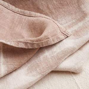 Serviettes en lin pur en gros solides serviettes brodées à la main Texture moderne classique sur mesure pour la maison salle à manger avion - Product Image 5