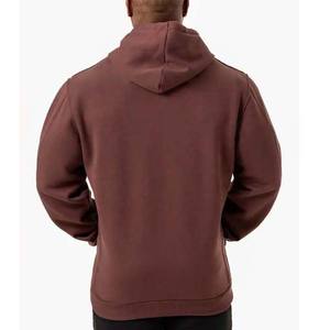 Sweat à capuche décontracté en coton 100% lourd, nouveau style, prix bas, streetwear, coupe régulière, brodé, imperméable - Product Image 3