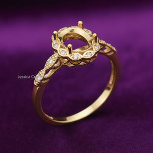 Bague de mariage en argent sterling 925 massif avec sertissage à griffes ovales de 6 x 8 mm et pierres en oxyde de zirconium blanc, style luxueux - Product Image 5