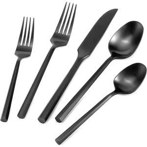 Juego de Cubiertos con Acabado Plateado, Cubiertos Duraderos y Elegantes, Ideales para Eventos de Catering, Hoteles y Restaurantes - Product Image 6