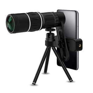 Télescope monoculaire haute puissance adaptateur <span class=keywords><strong>Smartphone</strong></span> trépied Vision plus grande observation des oiseaux chasse randonnée Camping télescope extérieur - Product Image 2