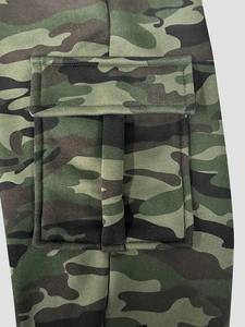 Ensemble de survêtement pour hommes avec motif camouflage personnalisé 100% coton, pantalon de jogging confortable et élégant pour adultes - Product Image 4