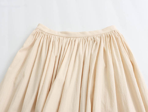 <span class=keywords><strong>2025</strong></span> Mới Mùa Hè màu rắn đàn hồi eo nhăn váy cho phụ nữ bán buôn - Product Image 6