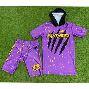 El uniforme de fútbol con bandera transpirable personalizable más Popular para adultos, opción de talla grande, conjuntos de nombre de equipo, ropa de fútbol americano - Product Image 1