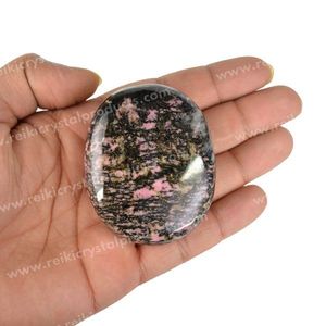 Piedra de Rodonita Natural de 5 cm, Cristal Curativo para el Equilibrio Emocional, Amor y Energía Positiva - Product Image 1