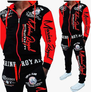 OEM Men's Winter Sports Tracksuit Custom Logo Printed Jacket and Pants Set 100% Cotton High Quality Bulk Wholesale - Product Image 3