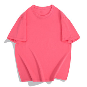 T-shirt pour homme en coton 100% uni décontracté de grande taille imprimé tricoté respirant écologique de haute qualité personnalisé - Product Image 4