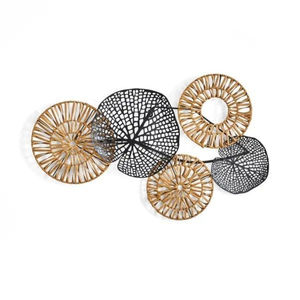 Art mural en fer métallique au design magnifique, fait à la main, décoration pour la maison, l'hôtel, le bureau, finition or, argent, bronze, prix raisonnable - Product Image 5