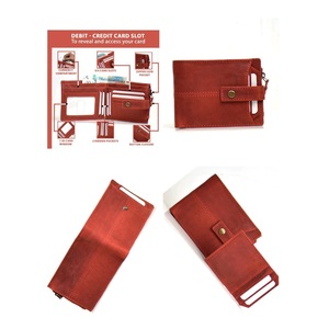 Cartera de lujo hecha a mano para hombre, novedad de 2025, piel auténtica de calidad superior, Color marrón elegante, cierre abierto, nailon a la moda - Product Image 4