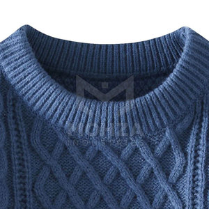 Pulls d'hiver pour hommes adultes à manches longues en coton/laine respirant, personnalisables, vêtements d'extérieur - Product Image 3