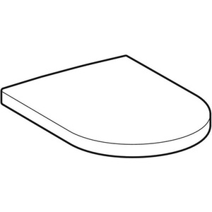 Tapa de Inodoro Geberit RENOVA PLAN con Cierre Suave, Blanca, de Montaje Superior, con GEBERIT Blanco - Product Image 3