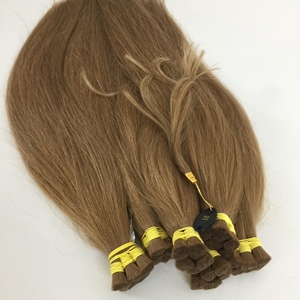 100% Extensiones de cabello humano virgen sin procesar Cutícula alineada Cabello crudo Natural a granel Cabello Humano - Product Image 5
