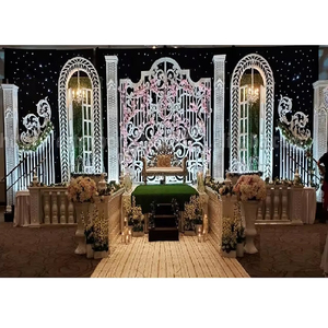 Decoración de Escenario para Recepción de Bodas en Calgary, Decoración de Escenario para Ceremonia de Bodas Más Vendida, Decoración de Escenario para Bodas de Calidad Superior para Exportación a Estados Unidos y Reino Unido - Product Image 1
