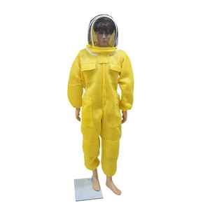 Professional Grade Beekeeper <b>Suits</b> 3D Air Cotton Fabric <b>Full</b> <b>Body</b> Beekeeping Protective Clothing Anti-Static Features - Product Image 4