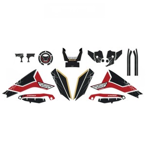 Kit Completo di Adesivi 3D Personalizzati per Moto, Compatibili con Honda Africa Twin Adventure 1100 L - Product Image 1