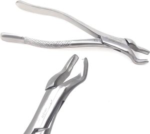 Fórceps dentales para extracción manual de dientes Base para adultos y niños de instrumentos quirúrgicos fórceps de extracción dental - Product Image 1