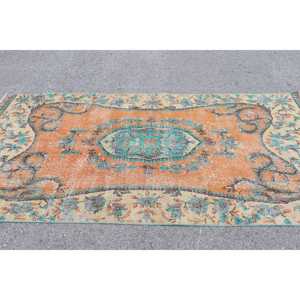 พรมวินเทจขนาด 4.3x9.1 ฟุต พรมตุรกี พรมขนสัตว์สีส้มสไตล์ตะวันตกเฉียงใต้ - Product Image 2