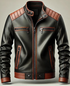 Chaquetas de Cuero de Alta Calidad para Uso Unisex con Diseño de Logotipo Personalizado - Product Image 2