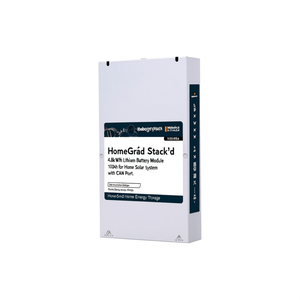 โมดูลแบตเตอรี่ลิเธียมแบบให้ความร้อน HomeGrid Stack'd 4.8kWh 100Ah สำหรับระบบโซลาร์เซลล์บ้านพร้อมพอร์ต CAN - Product Image 2
