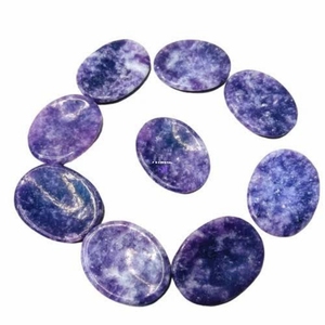 Pierre précieuse lépidolite de meilleure qualité pierre d'inquiétude pierre précieuse en gros pierre d'inquiétude pierre précieuse pierre de pouce acheter auprès de F S CRYSTAL - Product Image 1