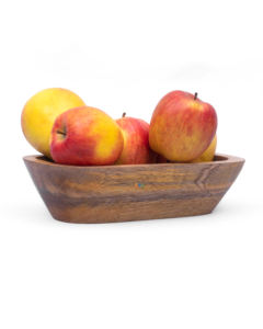 Tazón de madera decorativo hecho a mano para velas, frutas o ensaladas Tazón de granja rústico vintage de alta calidad - Product Image 2