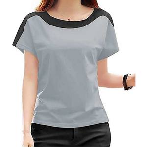 Etiqueta privada personalizar logotipo impreso cuello redondo transpirable mujeres Camisetas Personalizadas Impresión camiseta en blanco - Product Image 3