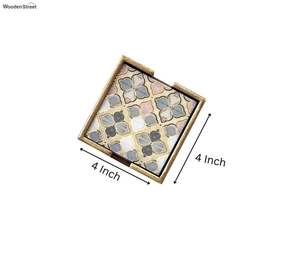 Ensemble de dessous de verre imprimés en MDF Dessous de plat Ensemble de dessous de verre imprimés en MDF de qualité standard fabriqué en Inde - Product Image 2