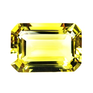 100% naturel véritable citron Quartz octogone à facettes coupe tailles personnalisées pierres précieuses de guérison en vrac pour la fabrication de bijoux utilisation en vrac - Product Image 1