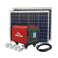 Sistemas de Energía Solar MPPT de Pago por Uso, Salida de CA 220V, Kit de Energía Solar Móvil, Almacenamiento LiFePO4, Puertos de CC, Proyectos Domésticos Fuera de la Red