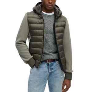 Chaqueta de bombardero ligera deportiva bordada personalizada para hombre con capucha de secado rápido Patchwork diseño de lujo Yohoodie - Product Image 6