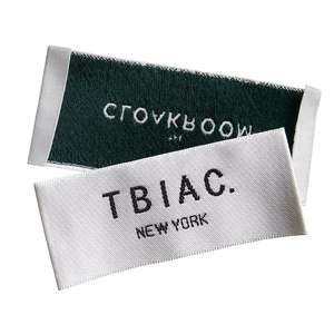 Etiqueta principal tejida para ropa de bajo precio 2024, etiquetas tejidas para insignia tejida de manga, etiqueta tejida para ropa de ultra alta densidad y claridad - Product Image 3