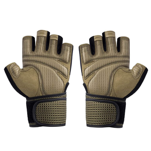 Impression de logo personnalisé demi-doigts Gym Fitness Wear Meilleur design Gants de gymnastique pour hommes Gants d'haltérophilie - Product Image 5