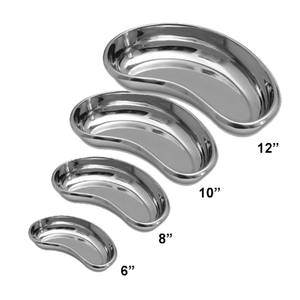 NEW ARRIVAL KIDNEY <strong>TRAYS</strong> STAINLESS STEEL RUST FREE USED in <strong>HOSPITAL</strong> for PLACING INSTRUMENTS HOLLOW WARE KIDNEY DISH. - Product Image 1